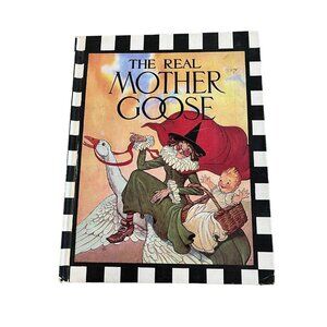 The Real Mother Goose Rand McNally Book Edition 1974 (Good‎ Condition)